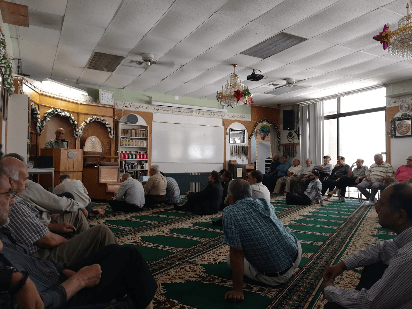 A gathering of the Ahlul-Beyt community in our Pomona prayer hall
